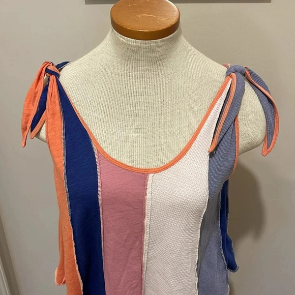 We The Free - Carousel Tank - Blue/Pink/Peach - Size X-Small - Gently Used!! - Picture 5 of 11